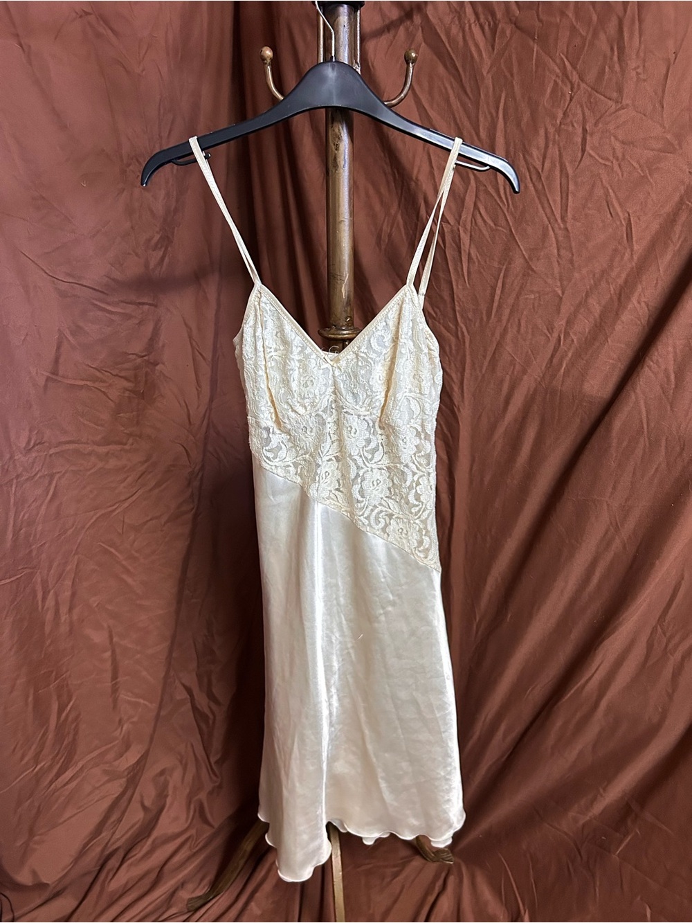 Cream Satin Nightdress